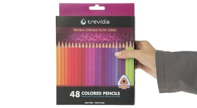 مداد رنگی 48 رنگ آرتیست Travida جعبه مقوایی Chroma flow