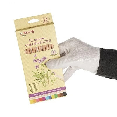 مداد رنگی 12 رنگ جعبه مقوایی حرفه ای Yalong ( 12-YL83032)