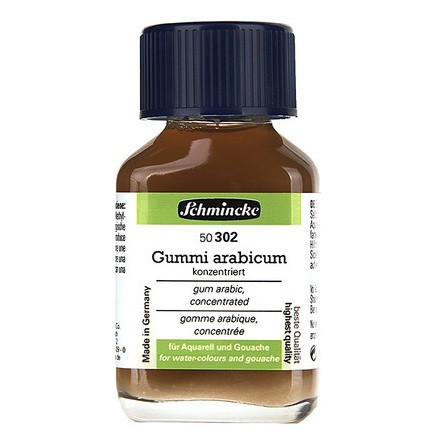 اشمینک (Schmincke ) محلول صمغ عربی آرتیست جهت آبرنگ 60 میلی Arabic gum کد 50302