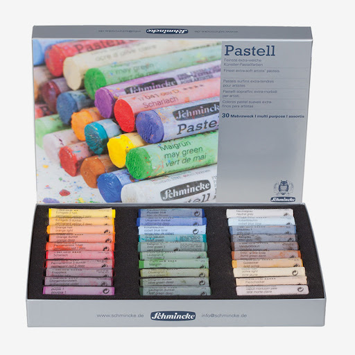 اشمینک( Schmincke) ست پاستل فوق آرتیست 30 رنگ کد Cardboard Set 30 Pastels Landscape 77330