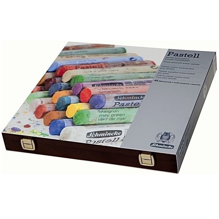 پاستل اشمینک( Schmincke) 45 رنگ کد 77245(Schmincke 77245 45 Color Chalk Pastel)