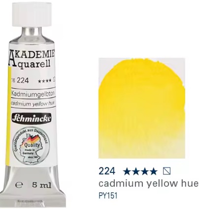 اشمینک (schmincke) آبرنگ تیوپی 5 میل آکادمی  (Akademie-Aquarell)